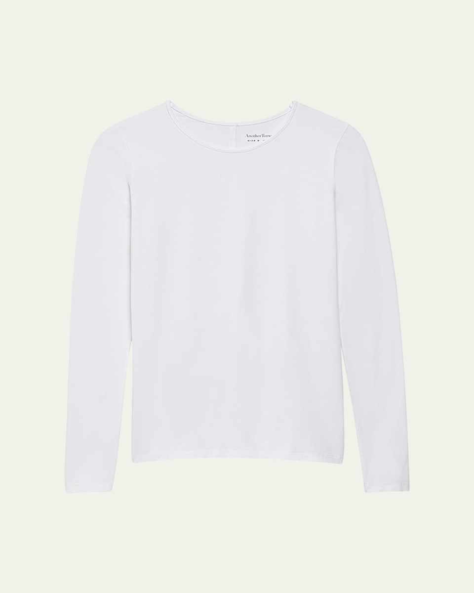 Long-Sleeve Fitted T-Shirt